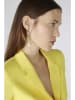Oui Leinen-Blazer in Gelb