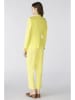 Oui Leinen-Blazer in Gelb