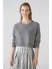 Oui Pullover in Grau