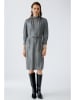 Oui Kleid in Anthrazit
