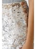 Oui Rok beige/goudkleurig