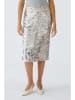 Oui Rok beige/goudkleurig