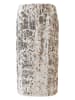 Oui Rok beige/goudkleurig