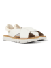Camper Leder-Sandalen in Weiß