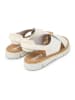 Camper Leder-Sandalen in Weiß