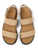 Camper Leder-Sandalen in Beige