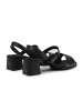 Camper Leren haksandalen zwart