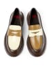Camper Leren mocassins bruin/lichtbruin
