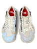 Camper Leder-Sneakers in Beige/ Hellblau