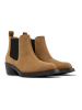 Camper Leder-Chelsea-Boots in Hellbraun