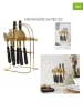 every ware 25tlg. Besteckset in Schwarz/ Gold
