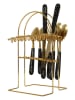 every ware 25tlg. Besteckset in Schwarz/ Gold