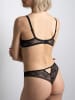 Passionata Biustonosz push-up "Ondine" w kolorze czarnym