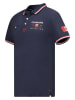 Canadian Peak Koszulka polo "Konbustybleak" w kolorze granatowym