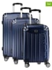 Canadian Peak 3-delige hardcase-trolleyset "Softlesseak" donkerblauw