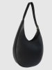 Victor & Hugo Paris Leder-Schultertasche "Aiko" in Schwarz - (B)30 x (H)40 x (T)8 cm