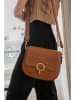 Victor & Hugo Paris Leren schoudertas "Silvia" lichtbruin - (B)23 x (H)18 x (D)7 cm