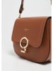 Victor & Hugo Paris Leren schoudertas "Silvia" lichtbruin - (B)23 x (H)18 x (D)7 cm