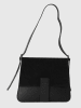 Victor & Hugo Paris Leren schoudertas "Nova" zwart - (B)28 x (H)23 x (D)8 cm