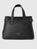 Victor & Hugo Paris Leder-Henkeltasche "Luna" in Schwarz - (B)28 x (H)20 x (T)11 cm