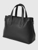 Victor & Hugo Paris Leder-Henkeltasche "Luna" in Schwarz - (B)28 x (H)20 x (T)11 cm