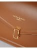 Victor & Hugo Paris Leder-Henkeltasche "Aura" in Hellbraun - (B)26,5 x (H)21 x (T)8,5 cm