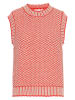 MOSS COPENHAGEN Weste in Creme/ Rot