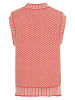 MOSS COPENHAGEN Weste in Creme/ Rot