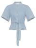 MOSS COPENHAGEN Jeans-Bluse in Hellblau