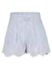 Blue Seven Shorts in Hellblau/ Weiß
