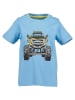 Blue Seven Pyjama lichtblauw/wit/donkerblauw