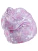 Sterntaler Beanie "Blumen" in Lila/ Pink