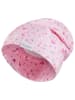 Sterntaler Beanie "Herzen" in Rosa