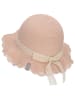 Sterntaler Strohhut "Spitze" in Rosa/ Beige