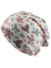 Sterntaler Czapka beanie "Butterfly" w kolorze biało-jasnoróżowo-niebieskim