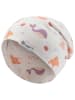 Sterntaler Beanie "Onderwater" wit/oranje/paars