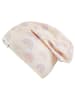 Sterntaler Beanie "Regenbögen" in Beige/ Lila