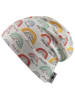 Sterntaler Czapka beanie "Rainbow" w kolorze białym ze wzorem