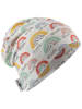 Sterntaler Beanie "Regenbögen" in Weiß/ Bunt