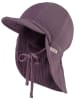 Sterntaler Pet met nekbescherming "Musselin" paars