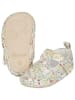 Sterntaler Ballerinas "Blumen" in Creme/ Grün/ Rot