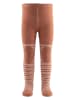 Sterntaler Krabbelstrumpfhose "Bauernhof" in Hellbraun/ Creme