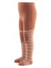 Sterntaler Krabbelstrumpfhose "Bauernhof" in Hellbraun/ Creme
