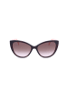 Love Moschino Damen-Sonnenbrille in Schwarz/ Hellbraun
