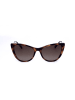 Love Moschino Damskie okulary przeciwsłoneczne w kolorze brązowym