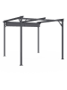 Inkazen Pergola ''Marina'' in Grau - (B)300 x (H)220 x (T)300 cm