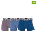CR7 3er-Set: Boxershorts in Blau/ Hellblau/ Lila