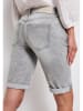 Street One Jeans-Bermudas in Hellgrau