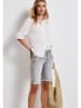 Street One Jeans-Bermudas in Hellgrau