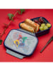 SCOOLI Brotzeitdose "Harry Potter" in Anthrazit - (B)18 x (H)6 x (T)13,5 cm